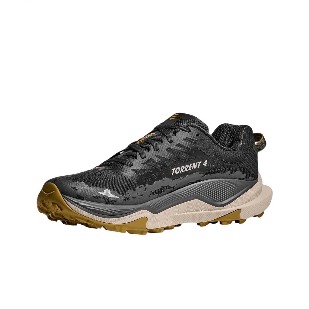 HOKA One One Torrent 4 Comfortable Round Toe Lace-Up Shock Absorption Support Low-Top Training Shoes Men Sneaker 1155115-BHLT