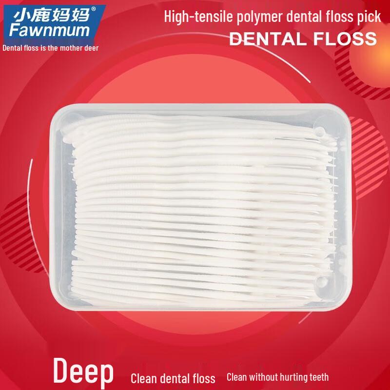 FAWNMUM Mechanically Smooth Dental Floss Sticks