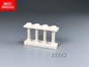Non-Toxic 10Pcs Moc Bricks Fence Curved Railing 1 X 4 X 2 30055 15332 4 X 4 X 2 30056 Model Assembles Building Blocks Chilren'S Toys