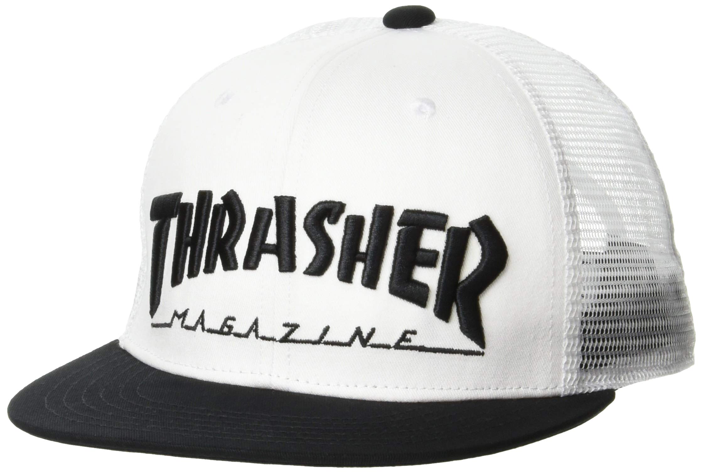 

Mesh Cap MAG LOGO Hat FR [Slasher] (Size Adjustable) [19TH-C21 / CAP] WHT/BLK