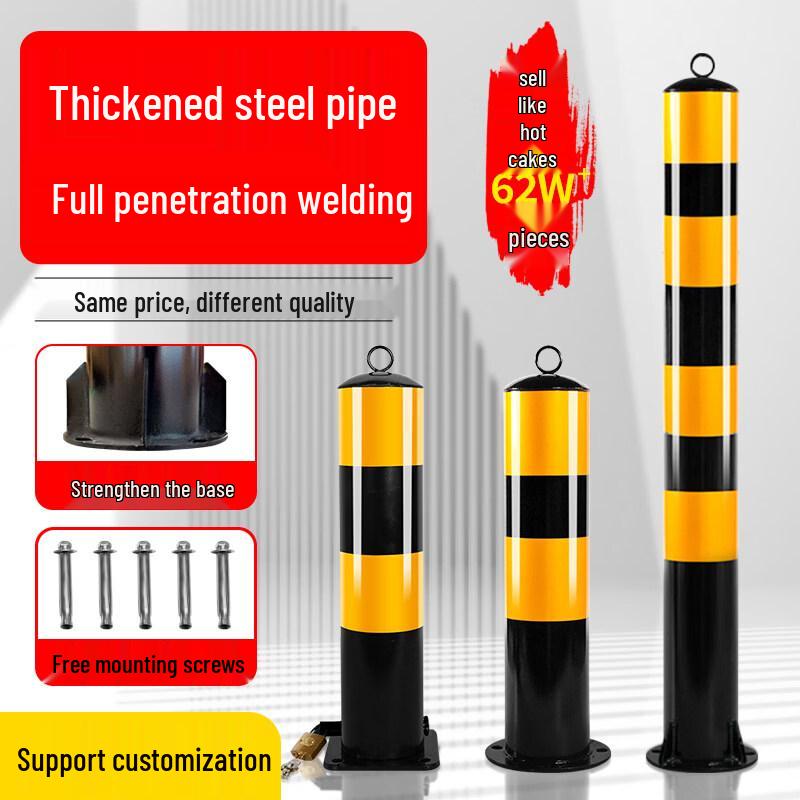 SMVP Heavy-Duty Steel Reflective Safety Bollard