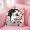 FFei Ren Zai Pillow Chinese Anime Cushion Cushion Cover Pillowcase Short Plush Invisible zipper Room Sofa Cushion Cover