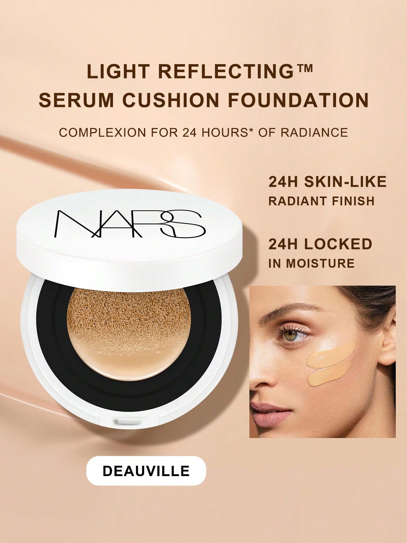 NARS Светорассеивающая сыворотка-кушон для лица DEAUVILLE 11г SPF50+ DEAUVILLE