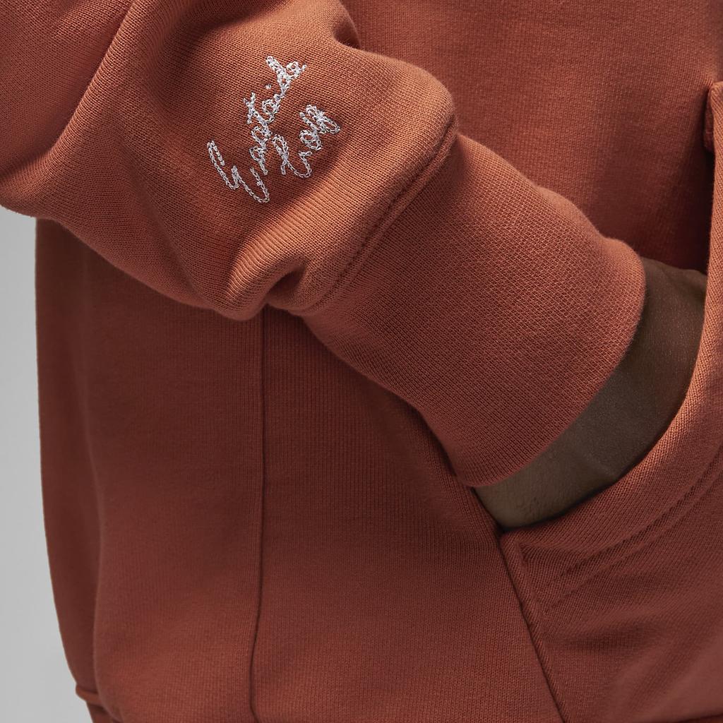 Air Jordan X Eastside Golf Fleece Hoodie Burnt Sunrise/Midnight Navy/White Men Tops Orange DV1887-861