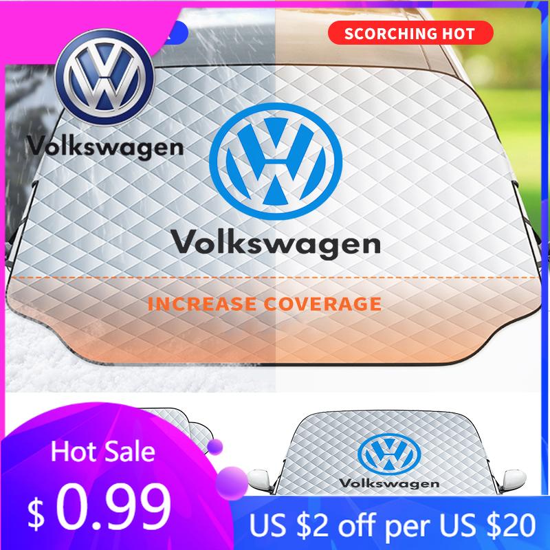 For VW Volkswagen Jetta MK5 Golf 1pcs Winter Car Snow Shield Shade Front Windshield Anti-frost Antifreeze Sunshade Cover Sun Sha