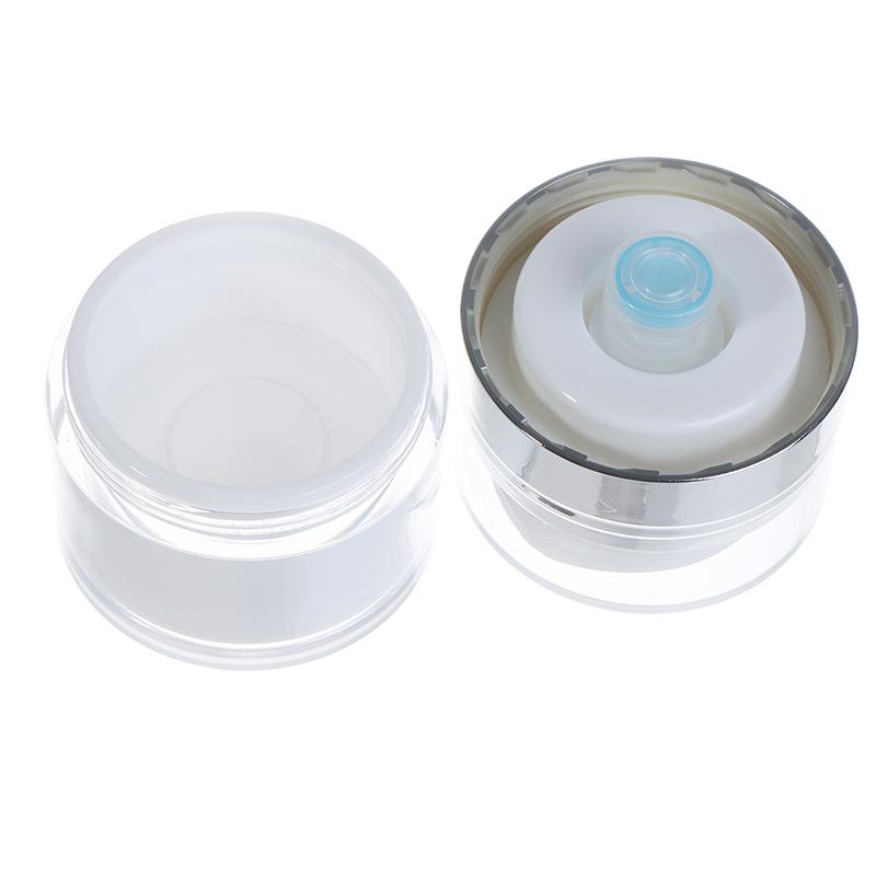 15/30/50/100 ml Airless-Pumptiegel Leere Acryl-Cremeflasche Nachfüllbarer Kosmetikbehälter Einfach zu verwenden Tragbares Reise-Make-up-Werkzeug