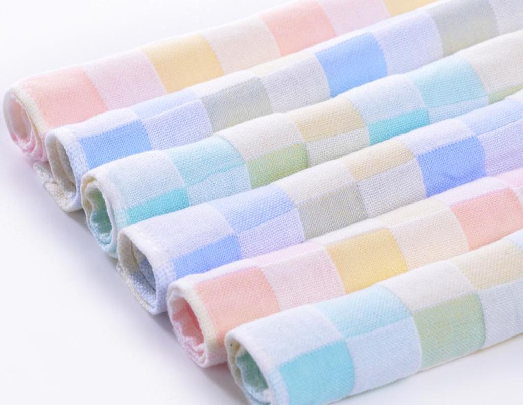 Soft Baby Infant Small Bath Towel Newborn Absorbent Drying Washcloth Feeding Cloth Random Color