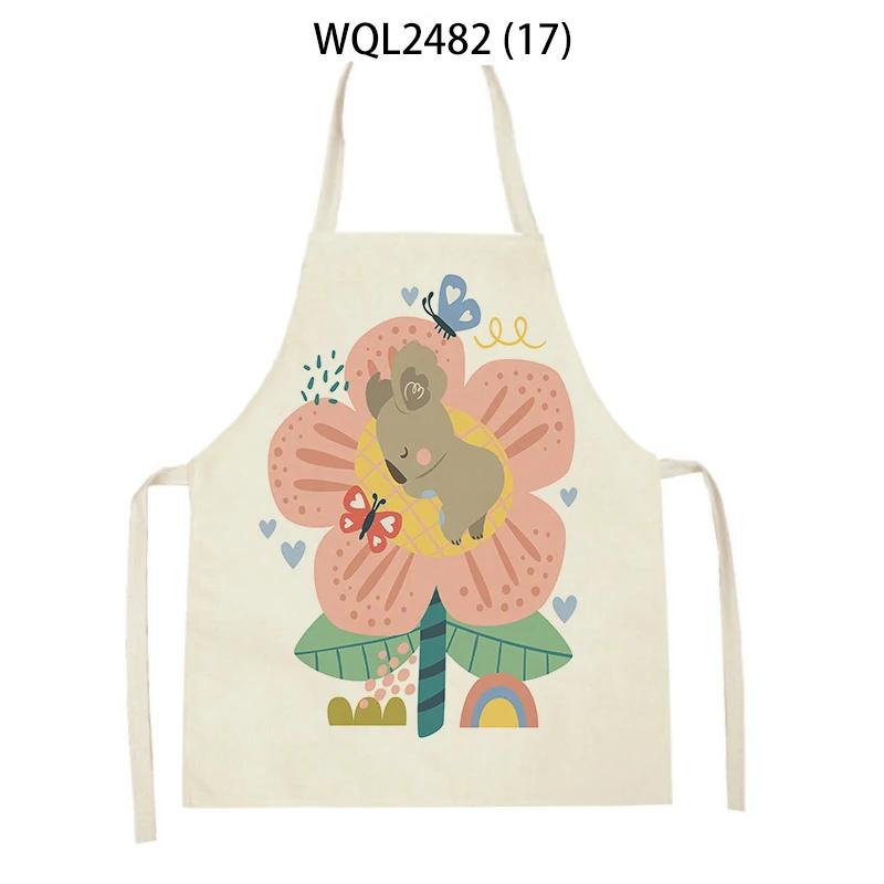 

Cute Cartoon Mouse Print Apron, Travel Adventure Design, Kitchen Cooking Bib, Multiple Sizes Available, Perfect for Baking 38X47cm(15X19in)