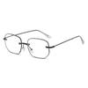 New High-Definition Anti-Blue Light Presbyopia Glasses Unisex Stylish Metal Square-Frame Reading Eyewear Diopter 0 To +4.0