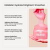 WildOak Pink Hibiscus Sugar Body Scrub | 300g | Kojic Acid, Hyaluronic Acid, Ceramides, Collagen & Peptides | De-Tan & Brightens Dark Areas