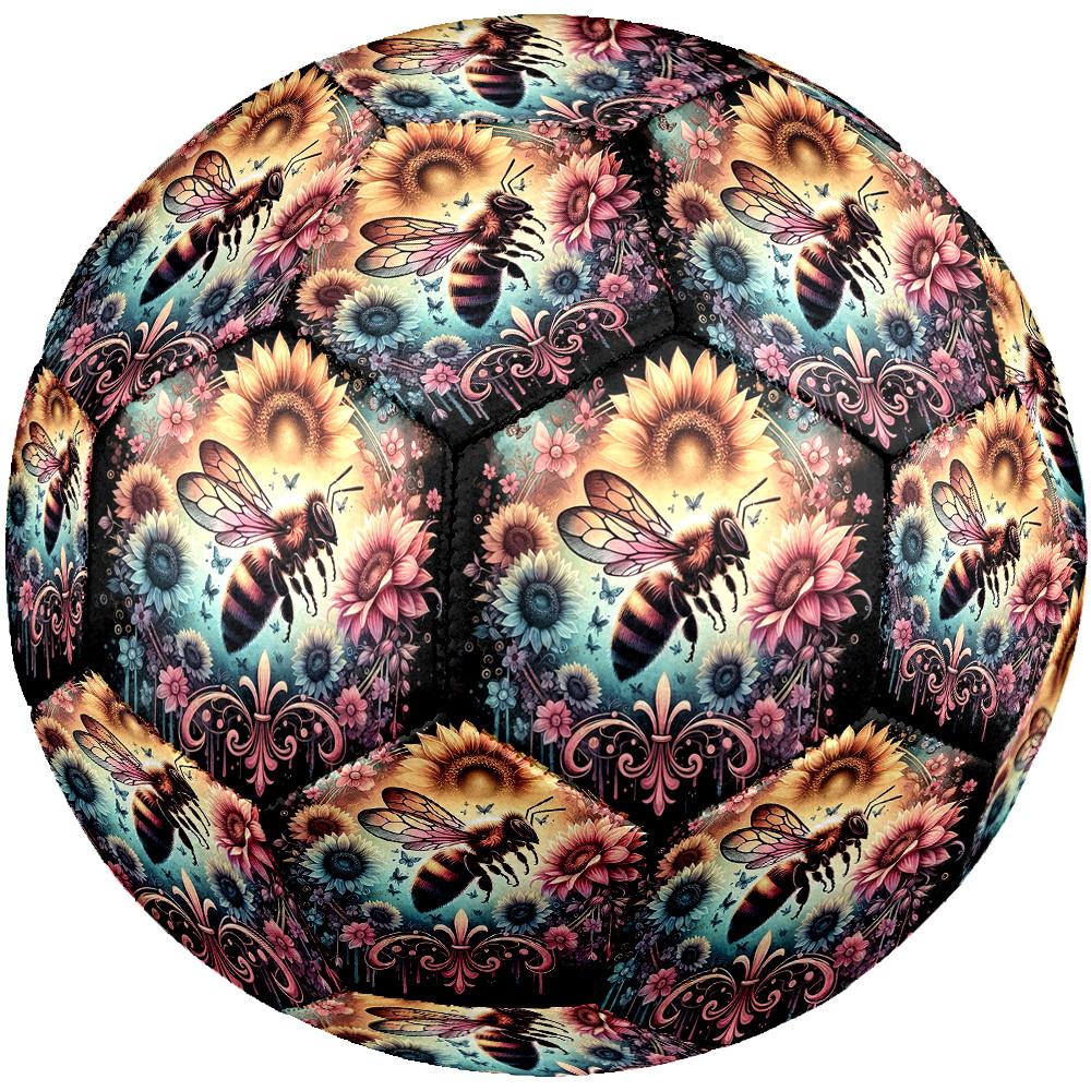 1pc Bee Sunflowers Size 5 Soccer Ball Professional Match Training Football Indoor &Outdoor Sports Ball Training Ball Lightweight Durable y22