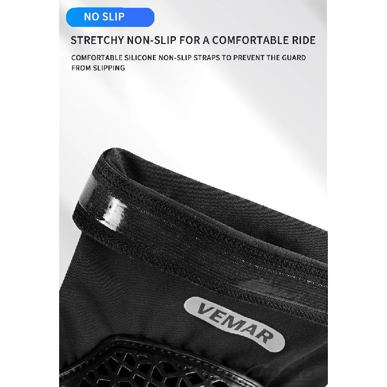 VEMAR Gekühlte Anti-Sturz Motorrad Knie Ellbogen Protektoren Hohe Elastizität Motocross Knieschützer DH ATV MTB Radsport Moto Ärmel Knieschützer