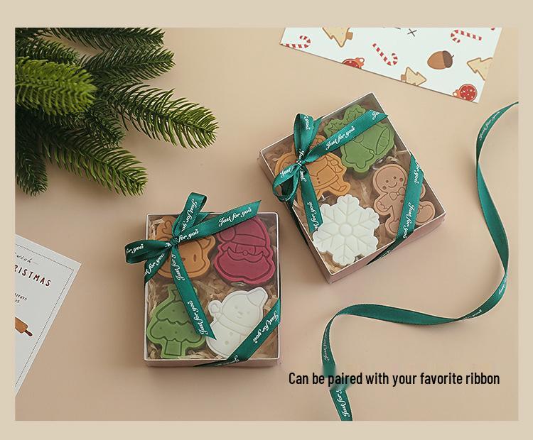 Coffret Cadeau Bougies Parfumées Bonhomme de Neige & Pain d'Épices Festif