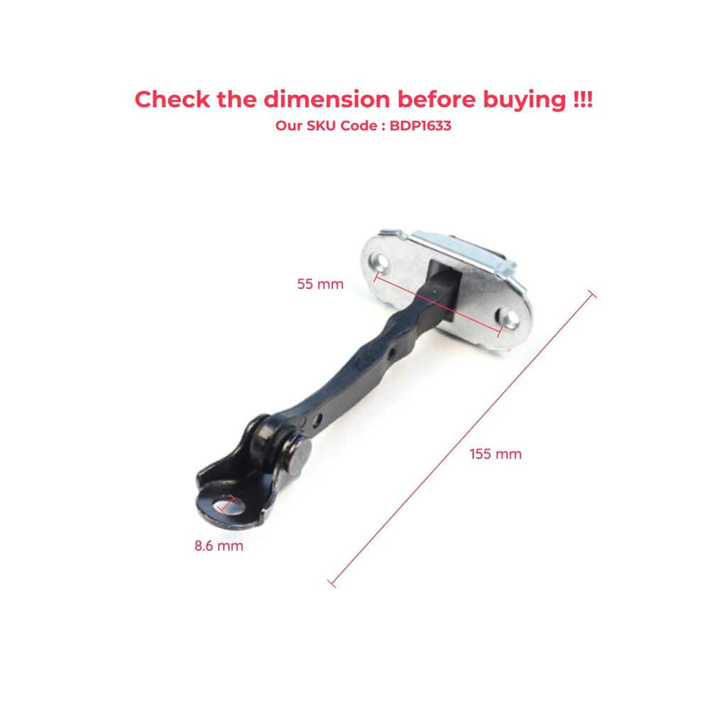 BDP1633 Front Door Stop Check Assy Limiter Strap for Nissan Qashqai MK1 J10 Dualis 2006-2014 80430JD000