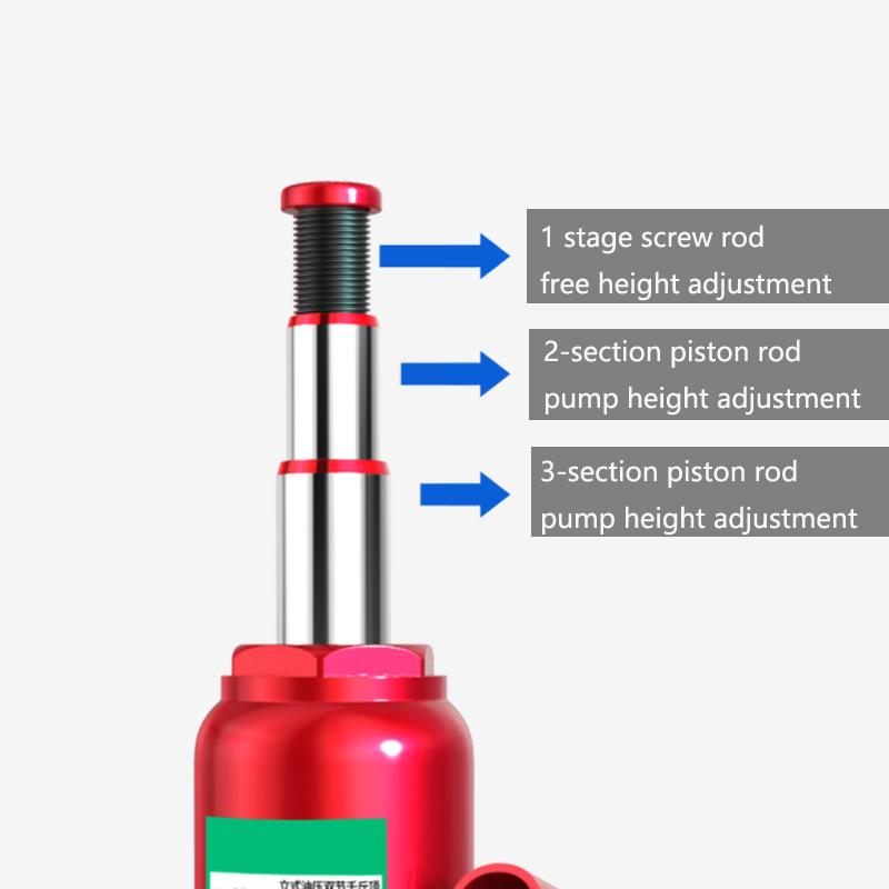 Hot Sale Car Jack 2 Tons Vertical Hydraulic Jack Car Truck SUV Jack Tire Change Tool
