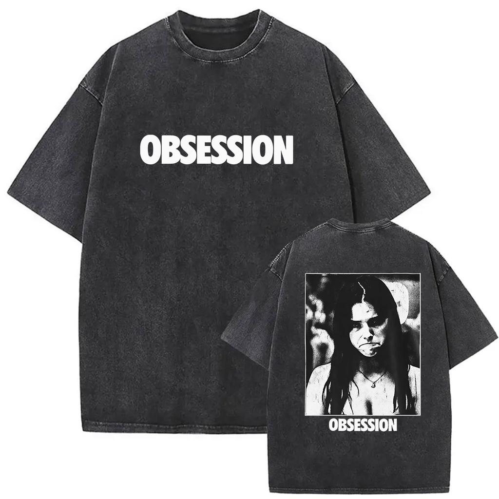 2026 Filmbesessenheit Sei vorsichtig, was du dir wünschst Augen Grafik Vintage Washed T-Shirts Herren Damen Kurzarm-T-Shirt Streetwear