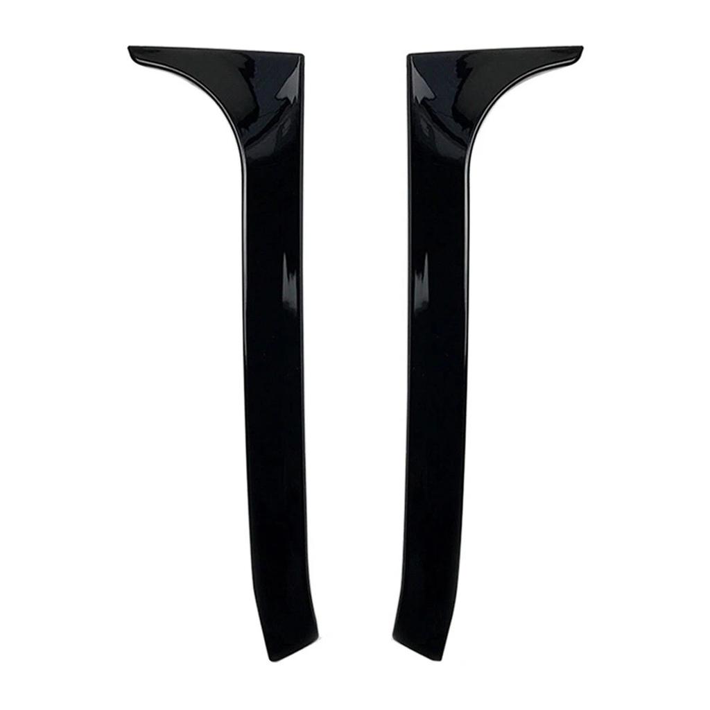 Gloss Black Pair Rear Window Side Wing Spoiler For VW Golf MK6 GTI 08-13