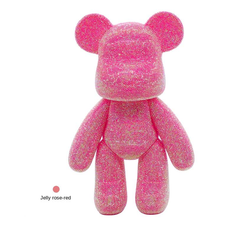 

Творческий 5D алмазная живопись медведь кавайные аксессуары эстетика украшение комнаты статуэтка стол подарок ручной работы украшение дома Height 34cm