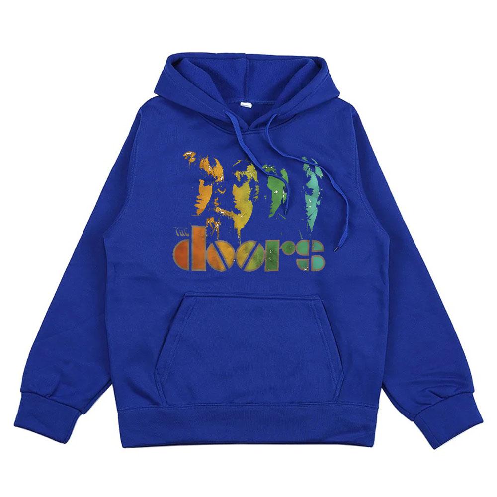 

Hoodies streetwear Hoodies With Pocket rock band The Doors Sweatshirts funko pop Comfortable Clothing Hoody M