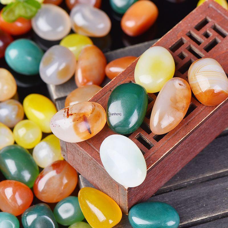 Natural Ocean Chalcedony Agate Stones for Aquariums, Gardens, and Flower Pots