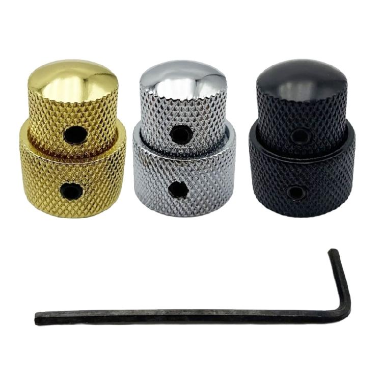 Universal Electric Instrument Volumes Knob Double Metal Layer Delivering Reliable Performances And Modern Aesthetic