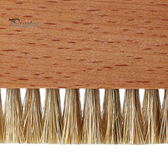 Bristle Nail Brush Solid Wood Gentle Cleaning Tool Removes Stains Convenient Nail Cleaning Brush for Hands Nails