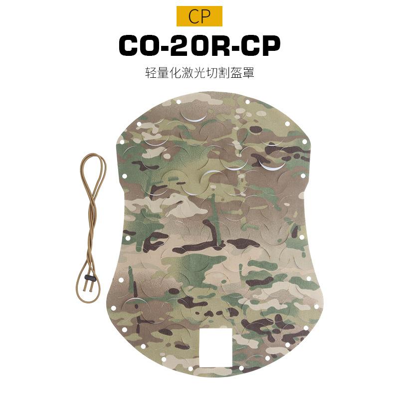 Taktische Laser-Cut Blatt-Tarnung Helmüberzug für BJ PJ MH Helm Outdoor Jagdtraining Cosplay Zubehör
