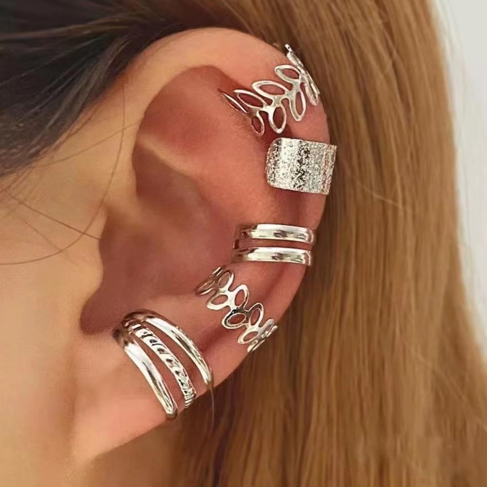 C-Shaped Clip Earrings Non-Piercing Ear Clip Earrings Gifts Jewelry Accessories Daily Wear