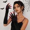 Fancy Props Halloween Cosplay Gloves Long Nails Ghost Claw Mittens  Cosplay Performance