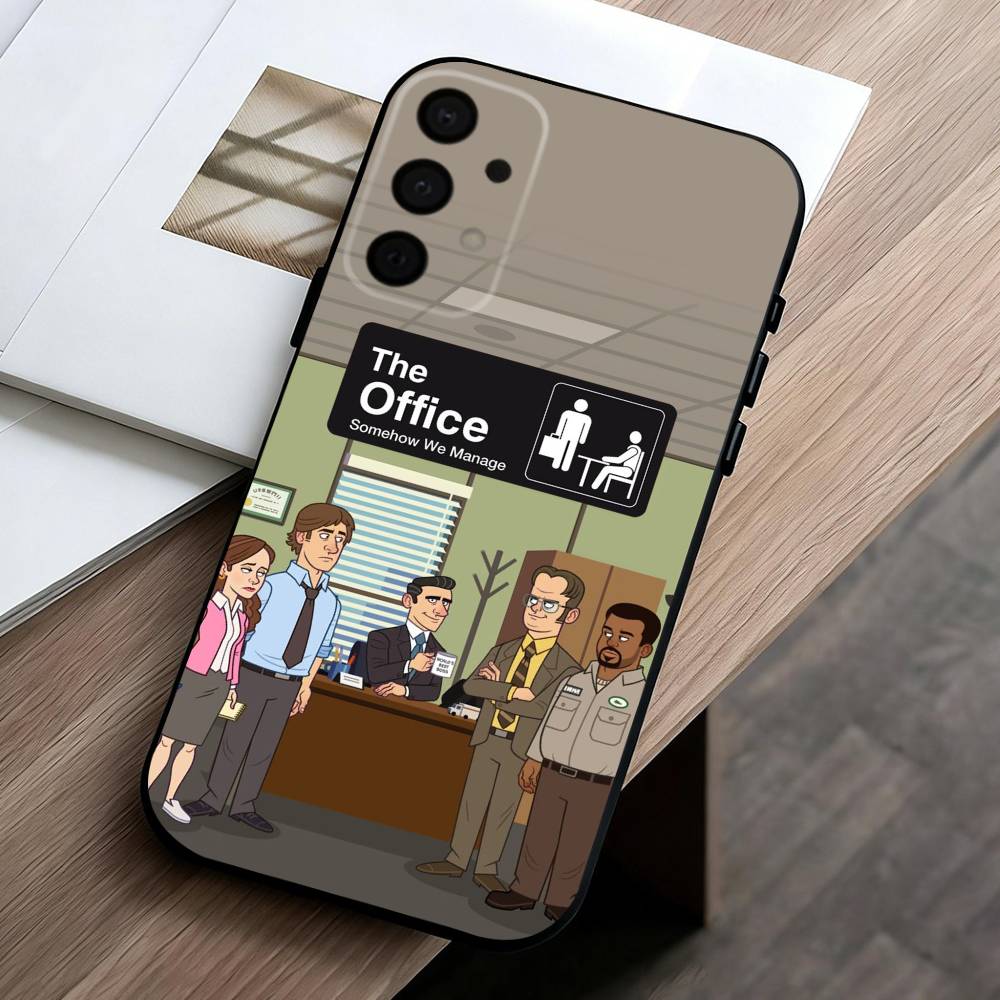 The O-Offices Hot Tv Show phone Case For Samsung Galaxy A73,A72,A71,A70,A53,A52,A51,Others Soft Black Shell