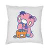 Cartoon Gloomy Bear Square Throw Pillow Cover Decoration D Two Side Printing Cushion Cover for Living Room