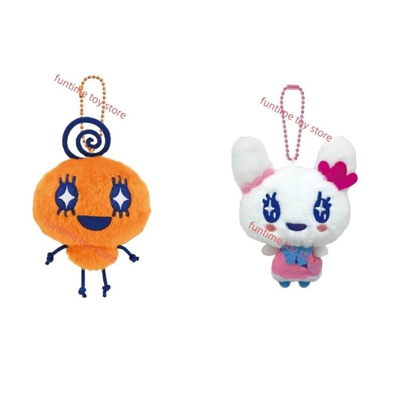 Kawaii Tamagotchii Plush Doll Pendant Funny Stuffed Mimiji Tama Family Backpack Pendant Collection Toy For Kid Birthday Gifts