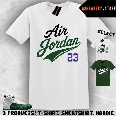 Tee Shirt Matching AJ 12 Bucks 2026 To Match Sneaker Jersey 23 T-Shirt