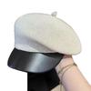 Women's Japanese-Style Spring/Autumn Beret: High-Quality, Breathable, Simple, Versatile, Solid Color Hat