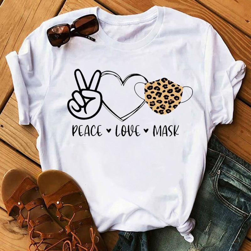 Damen Sommer T-Shirt Leopardendruck Print Retro Mode Kurzarm Tees Lässig Bedruckte Tops