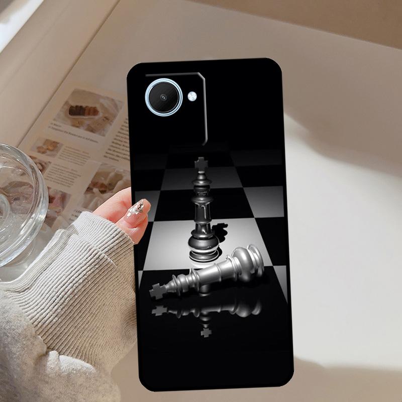 

Chess Pieces For Realme GT 7 Pro 5 GT 6 6T C67 C61 C55 C53 C51 C21Y C25S C75 10 11 12 13 14 Pro Plus Case Realme GT6