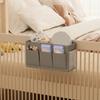 Bedside Hanging Organizers Bag for Small Items Storage Sturdy Waterproof Fabric Without Tool Installation