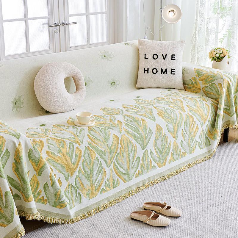Premium Chenille Sofa Cover Blanket All Season Cat Scratch Resistant Protector 180*130cm