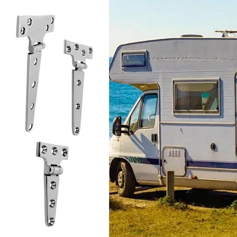 316 Stainless Steel T Hinge For Doors Window Cast Strap Hinge With Screws Heavy Duty T Hinge RV Yacht Boat Door Hinges