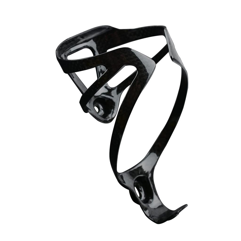 RICYRLK Bicycle Carbon Fiber Bottle Cage Drink Threaded Carbon Bottle Fits Most Set Ultra-Lightweight Holder, Cage, Strong, Flexible, Bottles, Glossy,