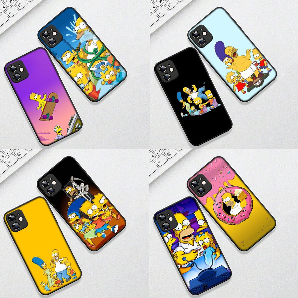 The S-Simpsons-Cartoon Bart Casing Phone Cover for Huawei P30 P20 Mate 10 20 Lite Pro Y7 Y8S Y9A Y9 Prime P Smart 2019 Soft Case