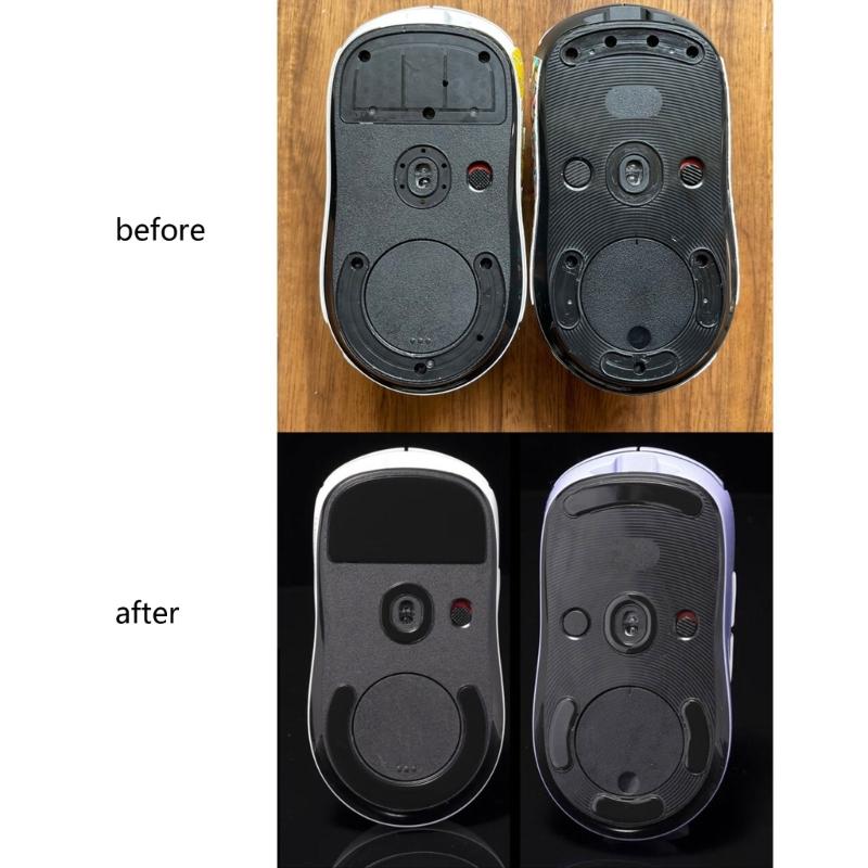 Matte Version Mouse Skates Stickers Mouse Feet Pad Round Glides Curveds Edges for GProX Superlight /GProX Superlight2/GProX Superlight2 DEX Mouse