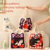 Portable Cartoon Storage Bag Foldable Travel Organizers For Underwear Accessories Multipurpose Polyester Shopping Toted