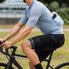 Men s Padded Bike Shorts Cycling Shorts with Easy Access Pockets Quick Dry Breathable Tight Elastic Shorts Grey M
