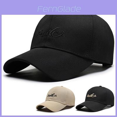 Gorra de Béisbol de Tela con Escalera y Letras Bordadas Para Protección Solar y Uso Casual de Verano
