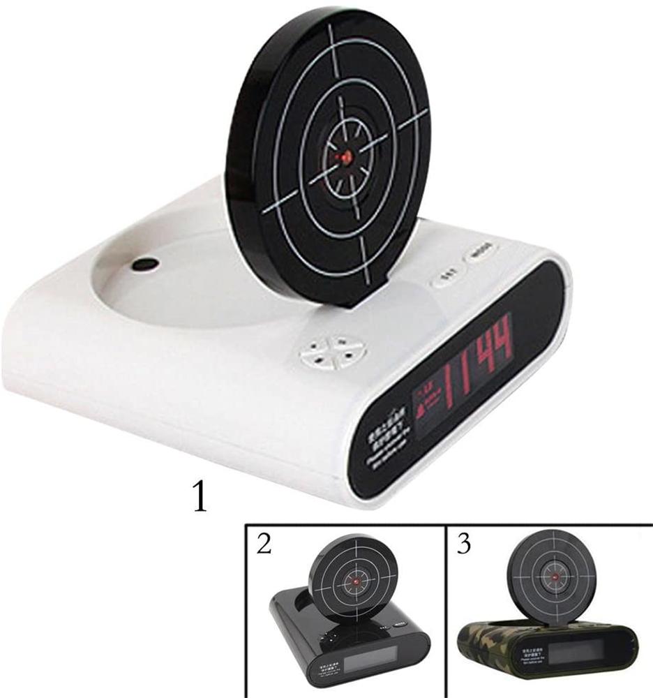 72-CB340 LED Display Alarm Clock Game Infrared Induction Target Alarm Clock 3.875x7.875x7