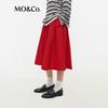 MO&Co. A-Line High-Waist Midi Skirt
