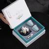 Gardenia Floral Ceramic Tea Set Gift Box