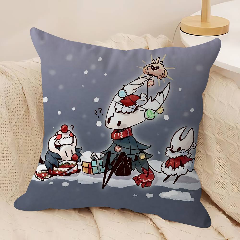 H-Hollow Knight Kissenbezug 30x50 Polyester Sofakissen Dekorative Wurfkissen Heimdekoration Kissenbezug