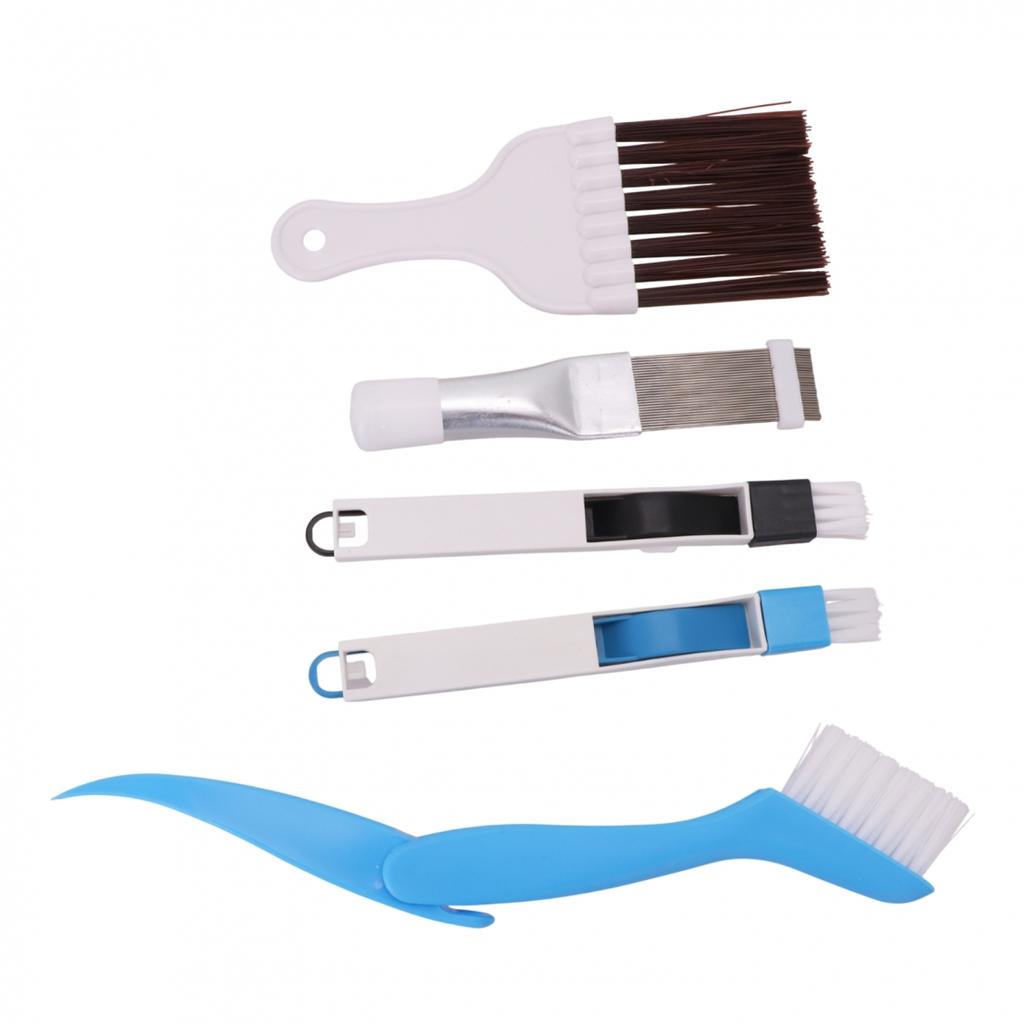 5pcs For Cleaning Kit with Soft Brushes for Air Conditioners and Refrigerators